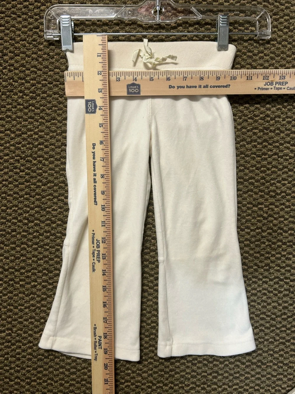 Ralph Lauren Cream Kids Sweatpant Joggers